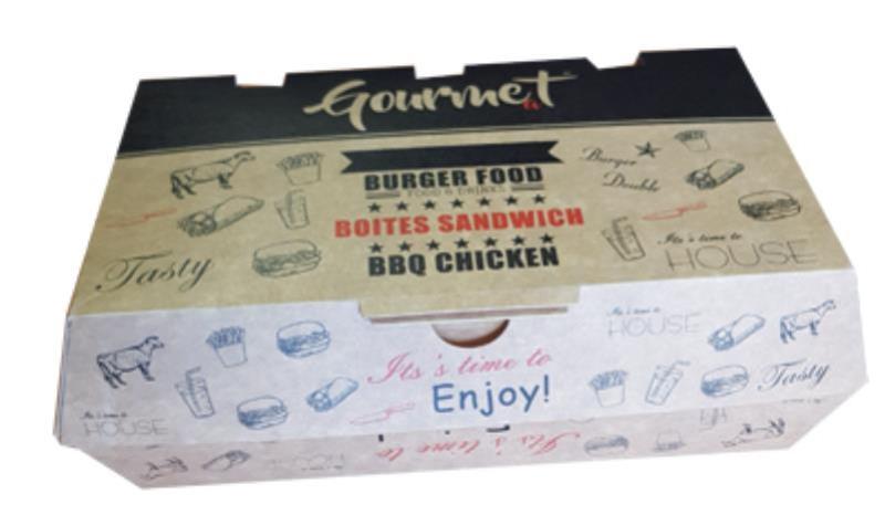 Emballage sandwich gourmet