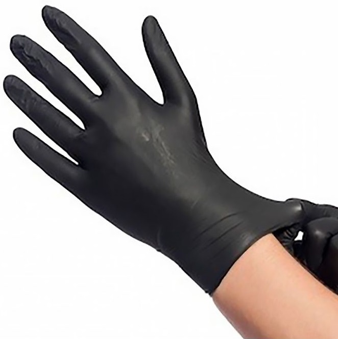 Gant nitrile noir non poudré