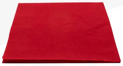 Serviette rouge 40x40